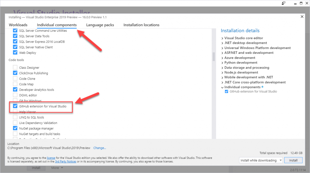 InfoCraft » Blog Archive » Installing Visual Studio 2019